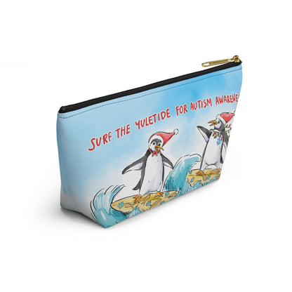 SURF THE YULETIDE FOR AUTISM AWARENESS - ACCESSORY POUCH