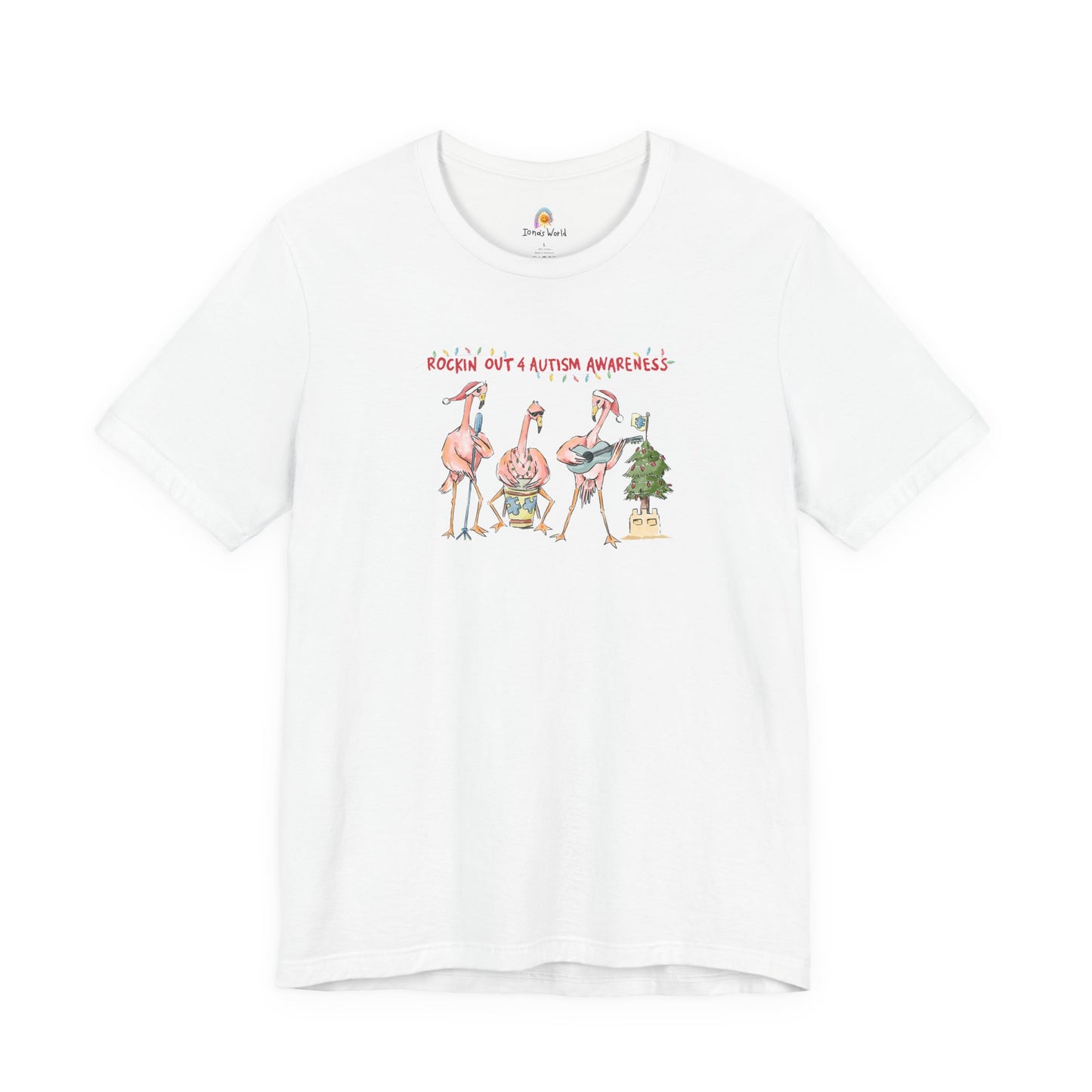 ROCKIN' OUT 4 AUTISM AWARENESS - HOLIDAY UNISEX TEE