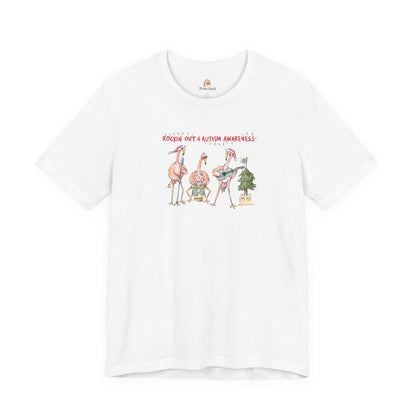 ROCKIN' OUT 4 AUTISM AWARENESS - HOLIDAY UNISEX TEE