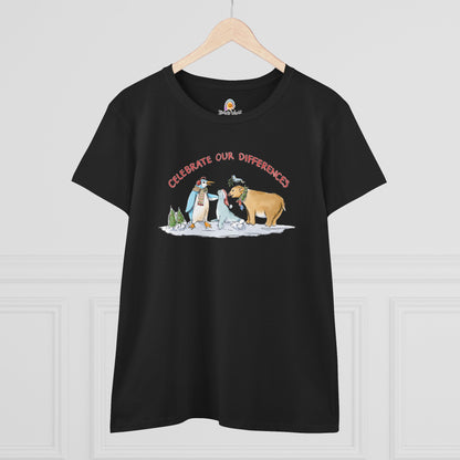 CELEBRATE OUR DIFFERENCES - HOLIDAY WOMEN'S SHIRT