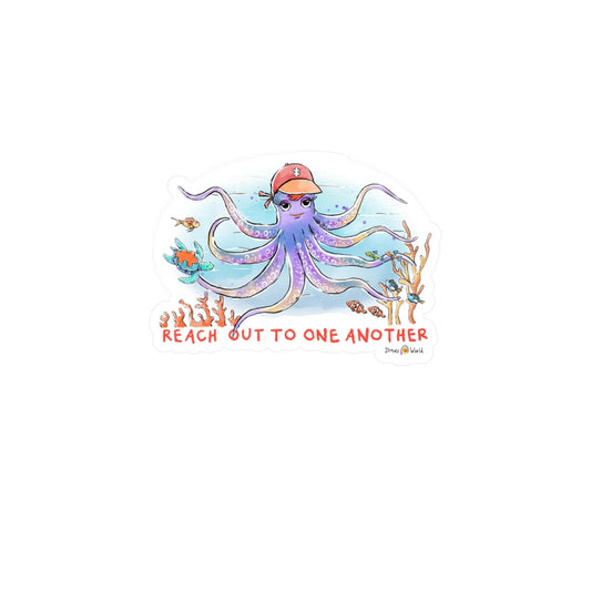 REACH OUT TO ONE ANOTHER - DECAL - Iona's World