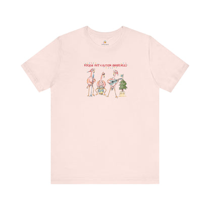 ROCKIN' OUT 4 AUTISM AWARENESS - HOLIDAY UNISEX TEE