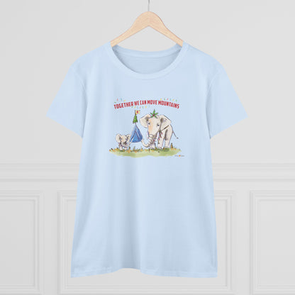 TOGETHER WE CAN MOVE MOUNTAINS - HOLIDAY WOMEN'S SHIRT