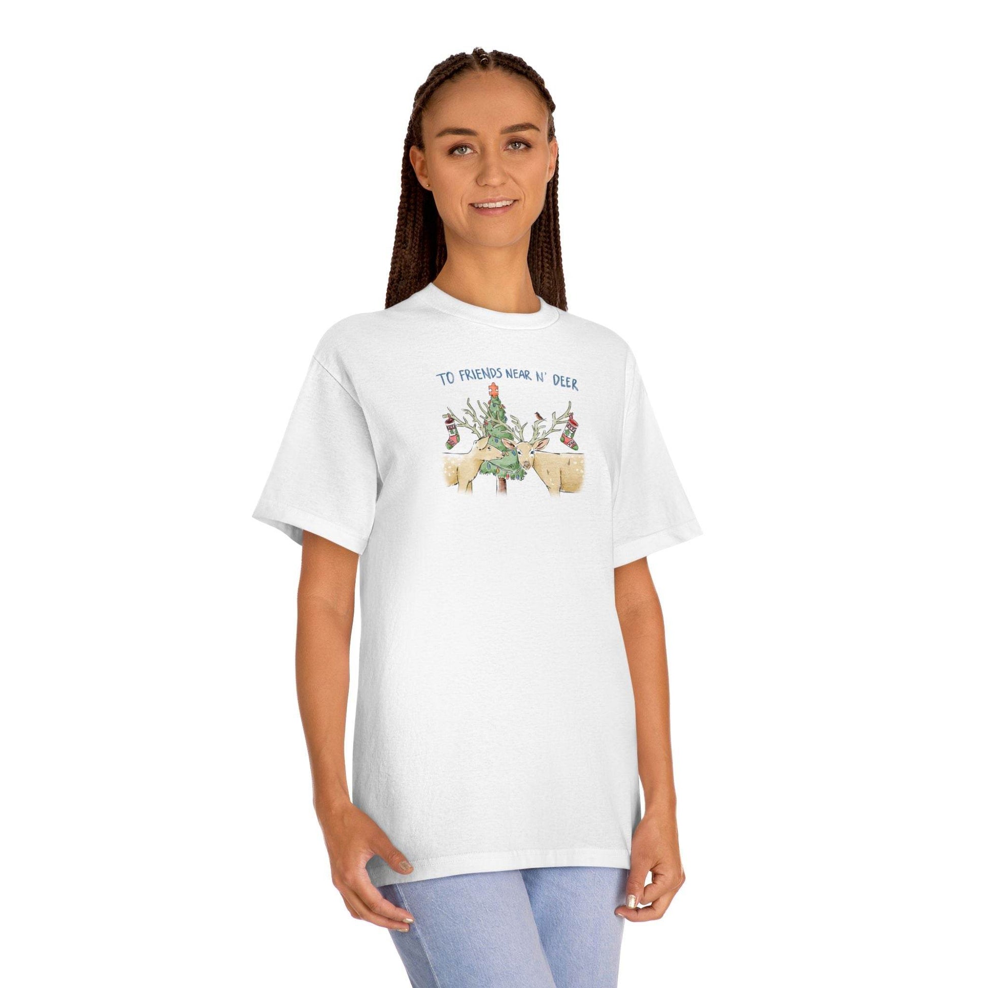 TO FRIENDS NEAR N' DEER - UNISEX TEE - Iona's World