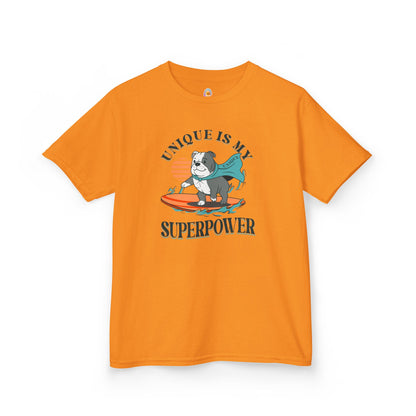 UNIQUE IS MY SUPERPOWER DOG - KID'S SHIRT