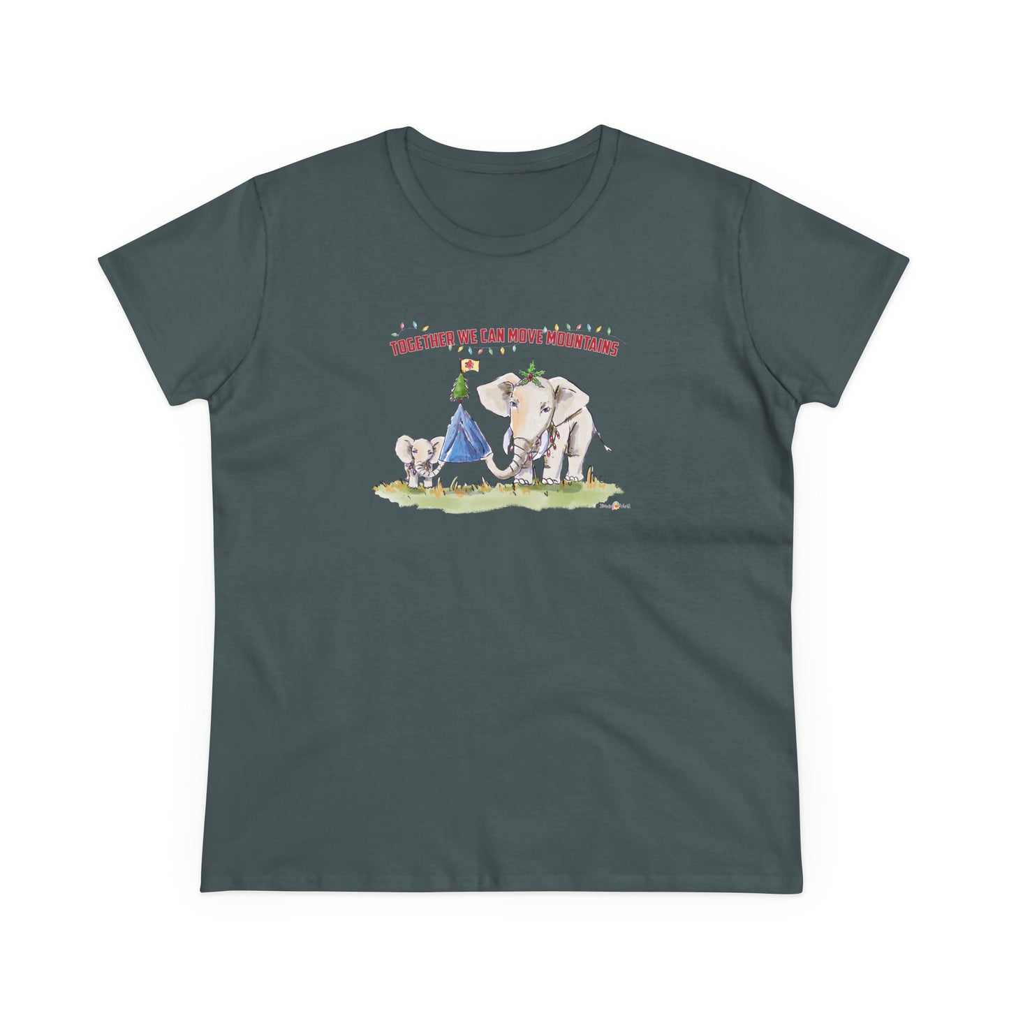 TOGETHER WE CAN MOVE MOUNTAINS - HOLIDAY WOMEN'S SHIRT