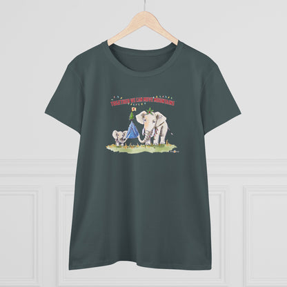 TOGETHER WE CAN MOVE MOUNTAINS - HOLIDAY WOMEN'S SHIRT