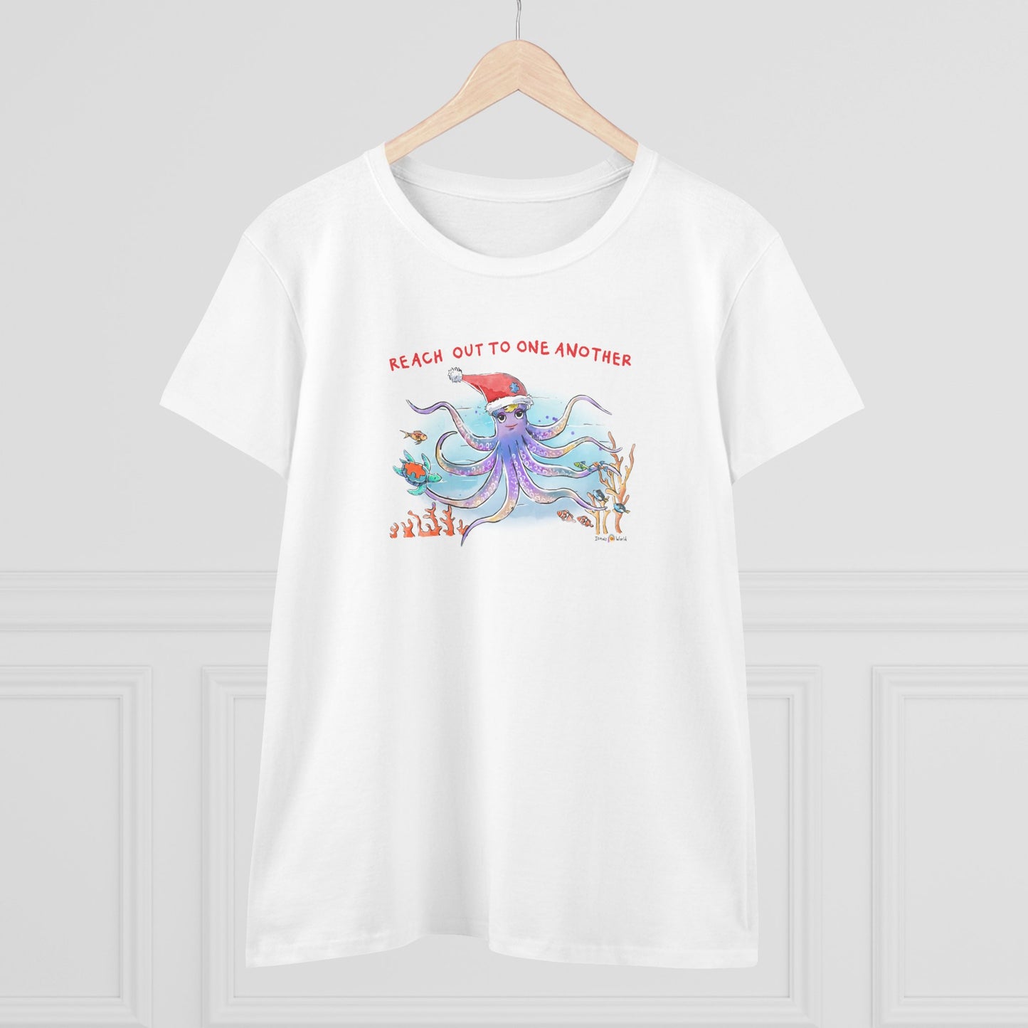 REACH OUT TO ONE ANOTHER - HOLIDAY WOMEN'S SHIRT