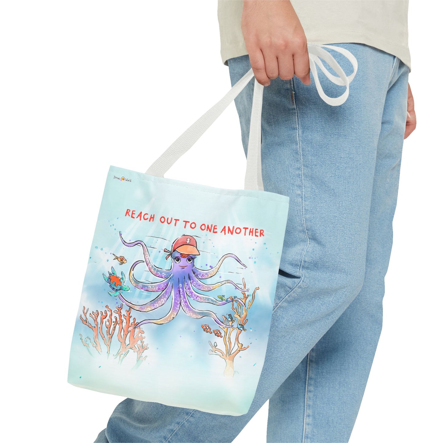 REACH OUT TO ONE ANOTHER - TOTE BAG