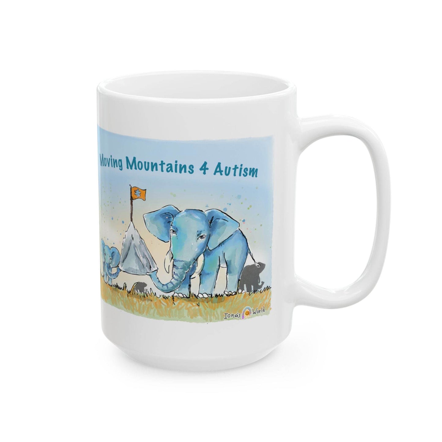 MOVING MOUNTAINS 4 AUTISM - INSPIRATIONAL MUG - Iona's World