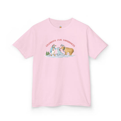 CELEBRATE OUR DIFFERENCES - HOLIDAY KID'S SHIRT