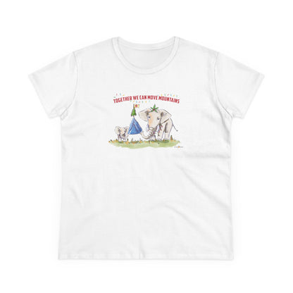 TOGETHER WE CAN MOVE MOUNTAINS - HOLIDAY WOMEN'S SHIRT