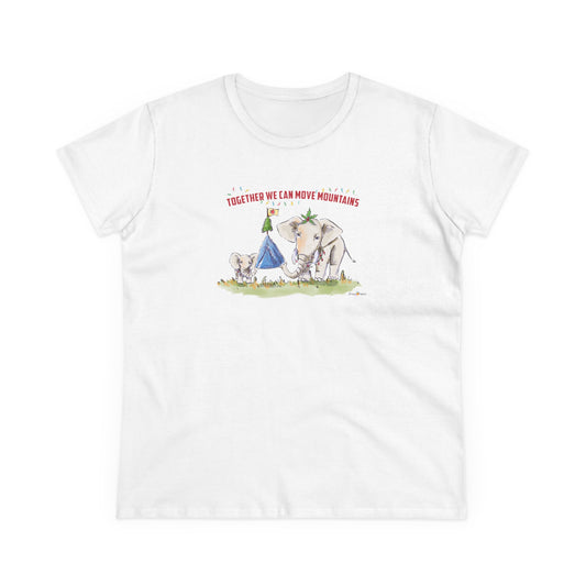 TOGETHER WE CAN MOVE MOUNTAINS - HOLIDAY WOMEN'S SHIRT