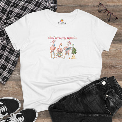 ROCKIN' OUT 4 AUTISM AWARENESS HOLIDAY - WOMEN'S SHIRT - Iona's World