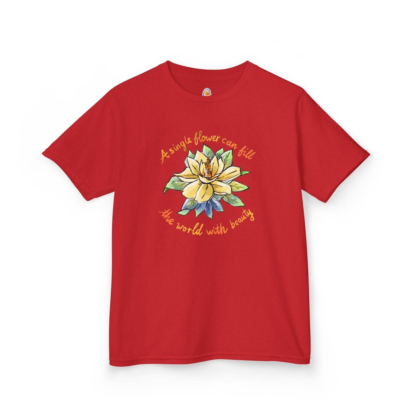 A SINGLE FLOWER CAN FILL THE WORLD WITH BEAUTY - KID'S SHIRT - Iona's World