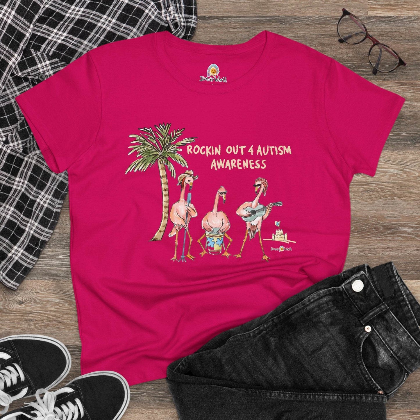 ROCKIN' OUT 4 AUTISM AWARENESS - WOMEN'S SHIRT - Iona's World