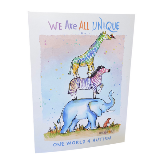 We Are All Unique - Greeting Card - Iona's World